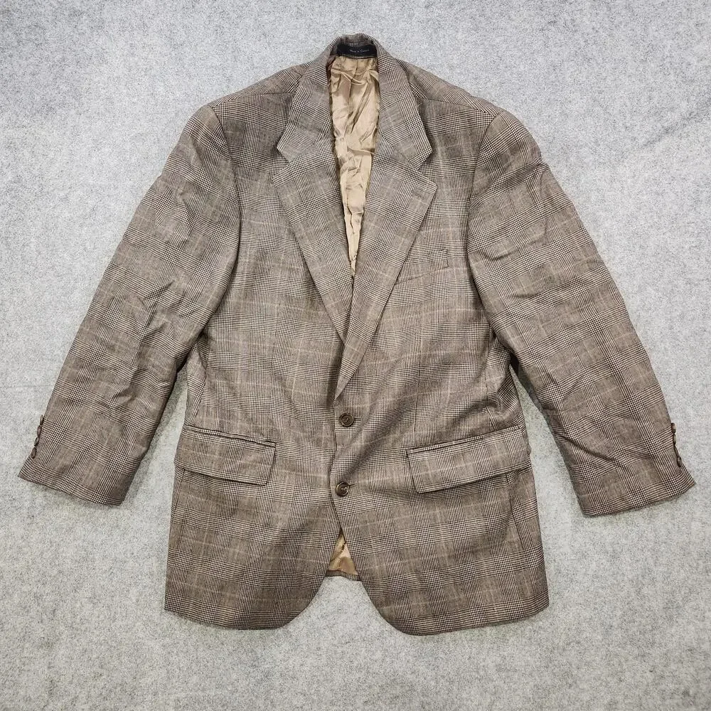 RRL Ralph Ralph Lauren Blazer Mens‎ 40R? Plaid Pure New Wool Sport Coat Jacket
